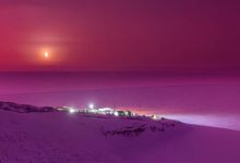 Фото - Из-за чего небо в Антарктиде стало розовым